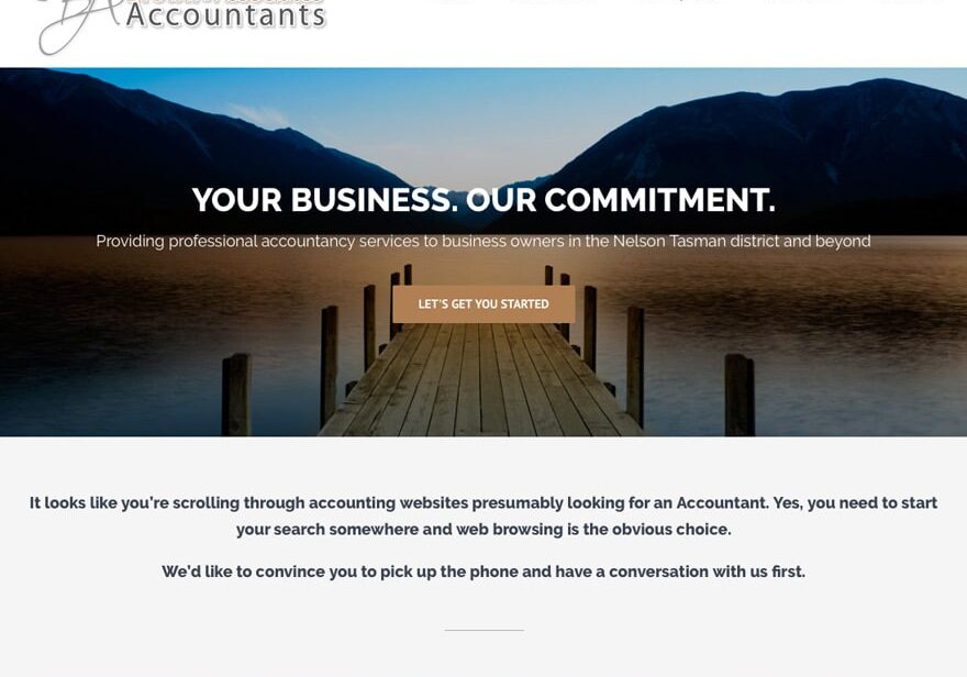 Brown and Associates wordpress web sample 2