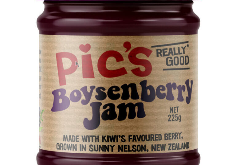 Pics boysenberry jam label design