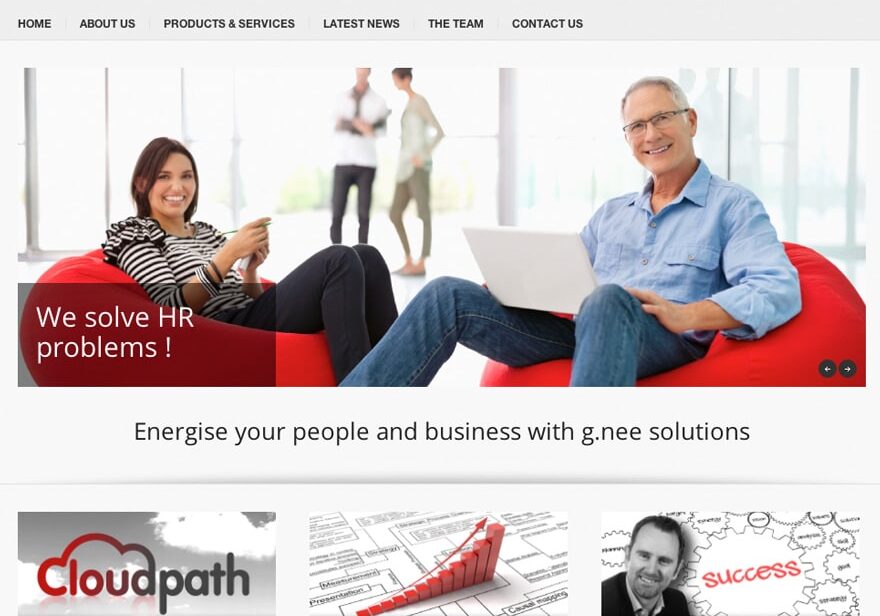 NZ IT company website home page