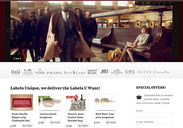 Fashion NZ website ecommerce sample