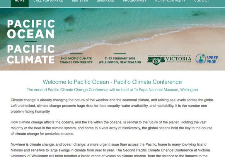 Climate Change wordpress web design