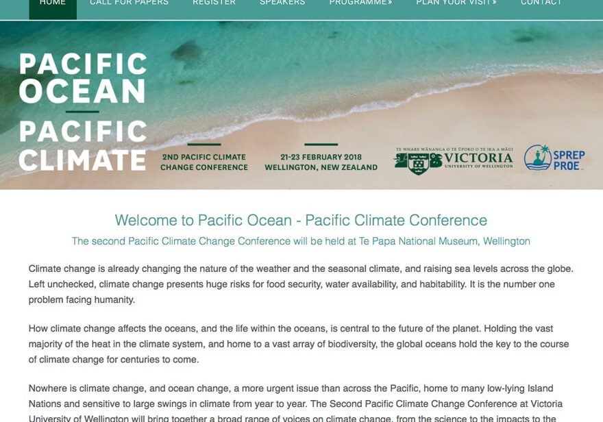 Climate Change wordpress web design